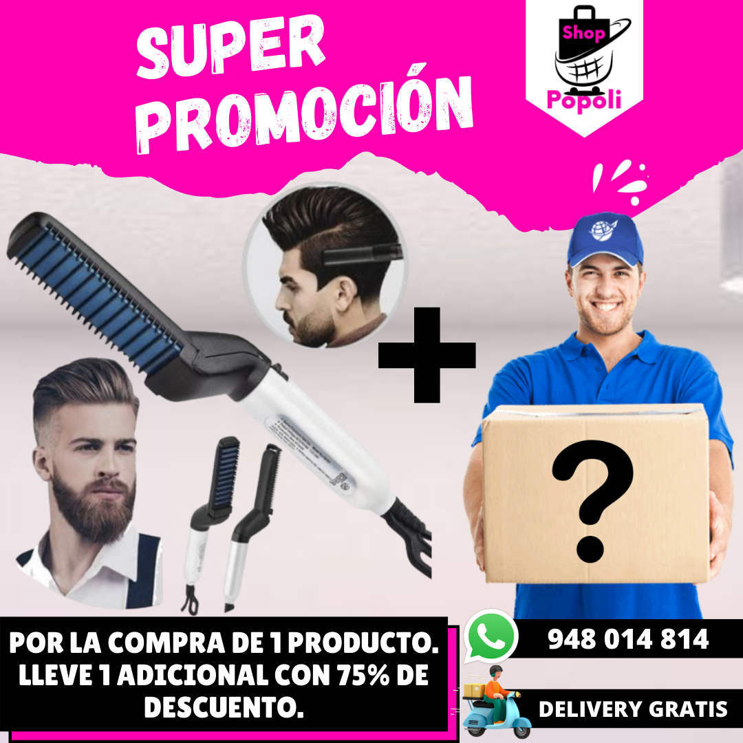 Peine Alisador para Caballero